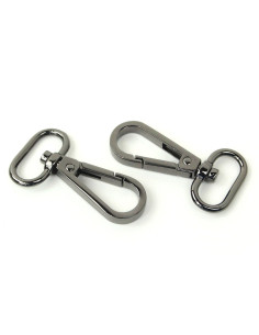 Set di 2 moschettoni in metallo - Fucile 19 mm