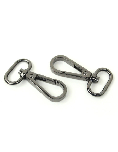 Set di 2 moschettoni in metallo - Fucile 19 mm