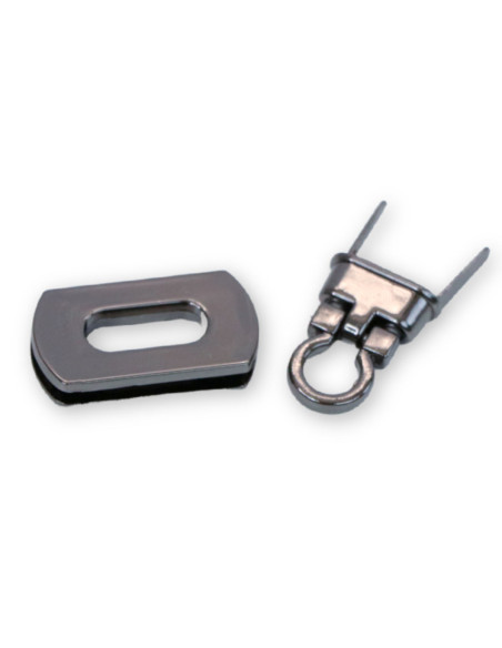 Chiusura a scatto rettangolare arrotondata - Canne di fucile 31 x 17 mm