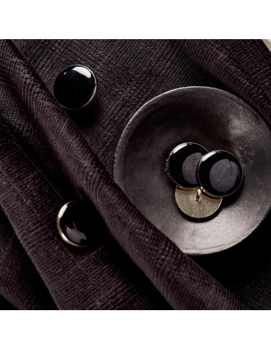 Tessuto velluto Dandy Velvet Black - Atelier Brunette