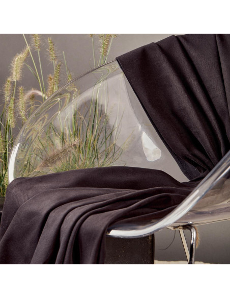Tessuto gabardine di cotone Black - Atelier Brunette