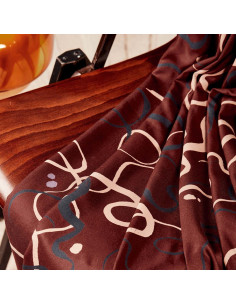 Tessuto viscosa Misty Rust - Atelier Brunette