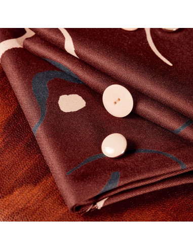 Tessuto viscosa Misty Rust - Atelier Brunette