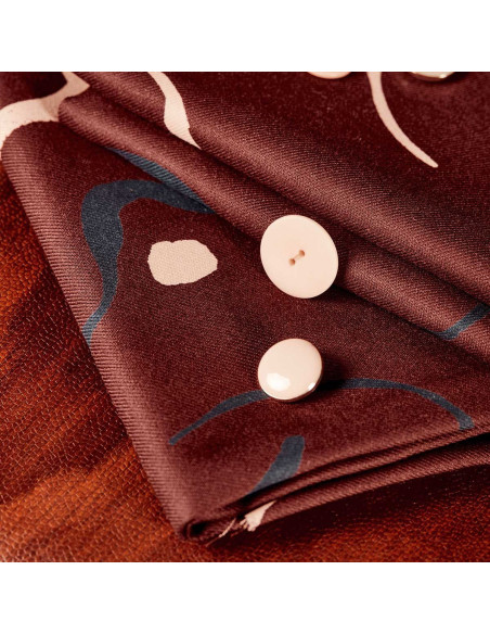 Tessuto viscosa Misty Rust - Atelier Brunette
