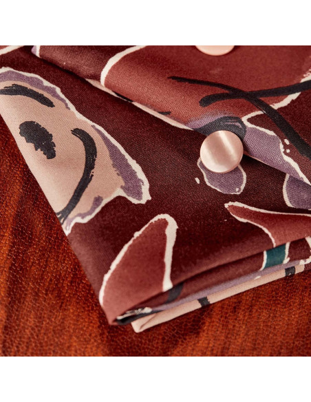 Tessuto viscosa Peony Rust - Atelier Brunette