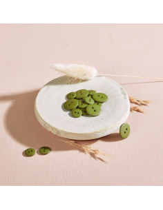 Pulsante Classic Mat - Foglia di Matcha