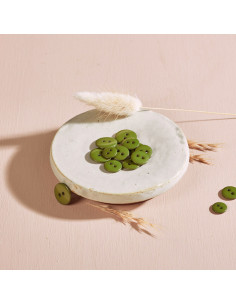 Bottone Classic Shine - Foglia di Matcha