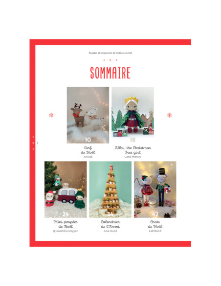 Libro di bambole e amigurumi di Natale all'uncinetto