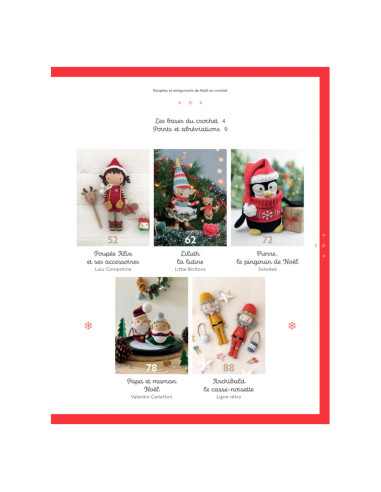 Libro di bambole e amigurumi di Natale all'uncinetto