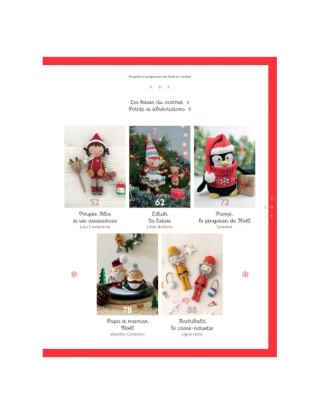 Libro di bambole e amigurumi di Natale all'uncinetto