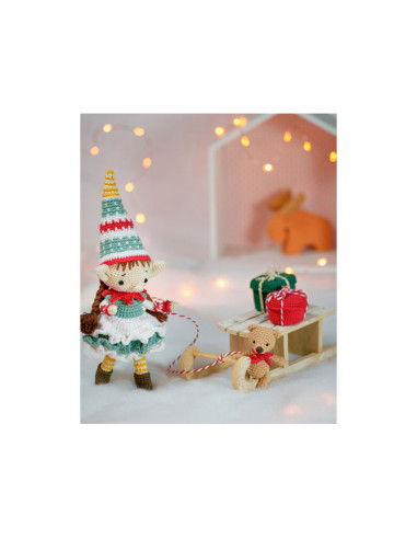 Libro di bambole e amigurumi di Natale all'uncinetto