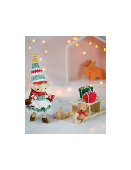 Libro di bambole e amigurumi di Natale all'uncinetto