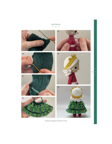 Libro di bambole e amigurumi di Natale all'uncinetto