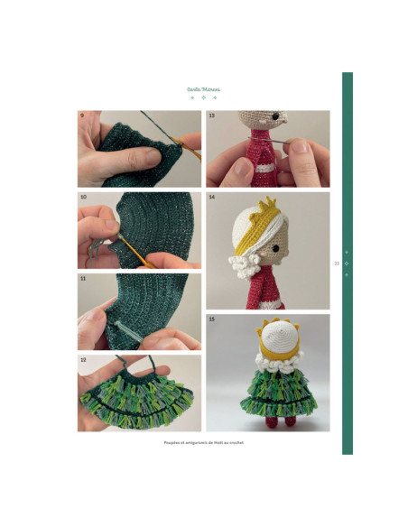 Libro di bambole e amigurumi di Natale all'uncinetto