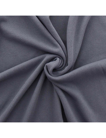 Tessuto a maglia jersey dritto - Grigio blu