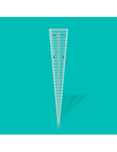 Righello triangolare 10° Creative Grids 2