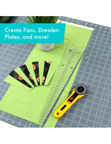 Righello triangolare 10° Creative Grids