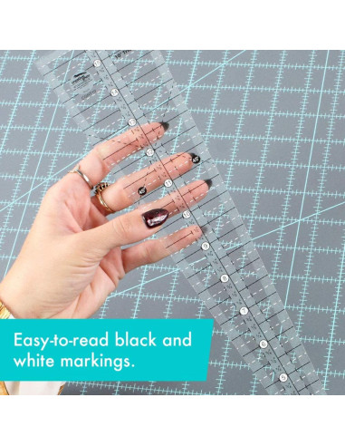 Righello triangolare 10° Creative Grids