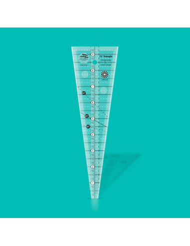 Righello triangolare 15° Creative Grids