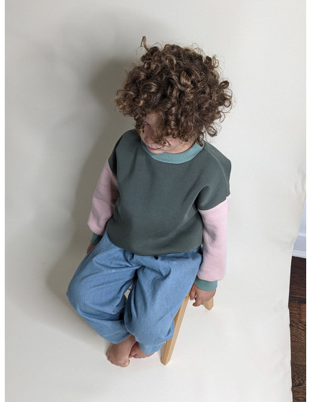 Modello di felpa e t-shirt oversize Chouette - Marmaï Patterns