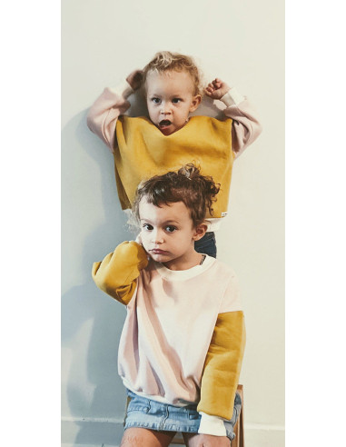 Modello di felpa e t-shirt oversize Chouette - Marmaï Patterns