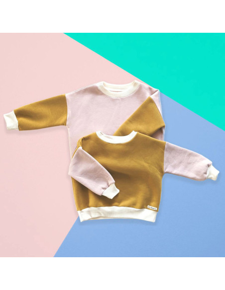 Modello di felpa e t-shirt oversize Chouette - Marmaï Patterns