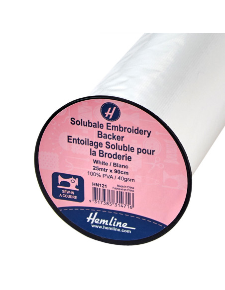 Stabilizzatore solubile per ricamo