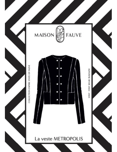 Modello di giacca Metropolis - Maison Fauve