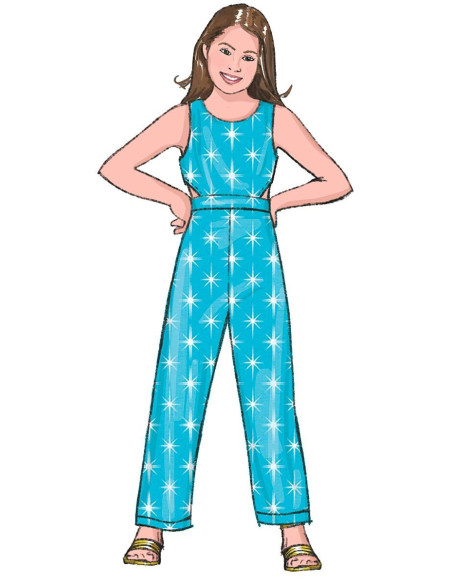 Modello di abito, tutina e tuta - Butterick 6908