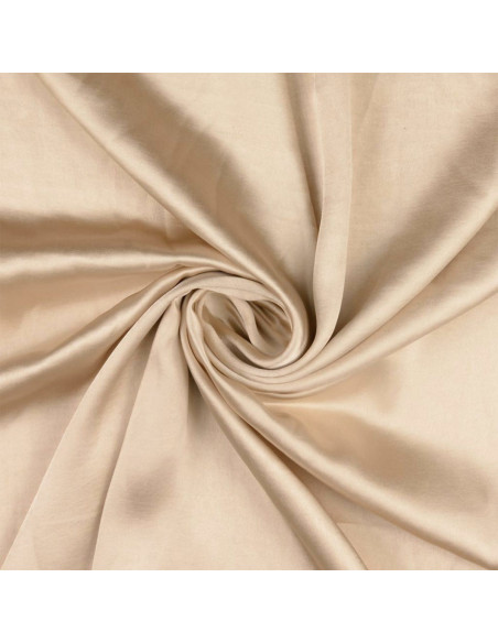 Tessuto satin deluxe tocco seta - Ecru