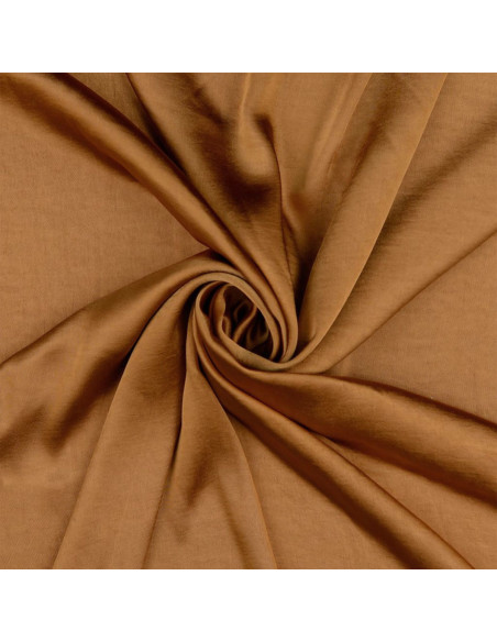 Tessuto satin deluxe tocco seta - Ocra