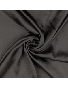 Tessuto satin deluxe tocco seta - Grigio scuro