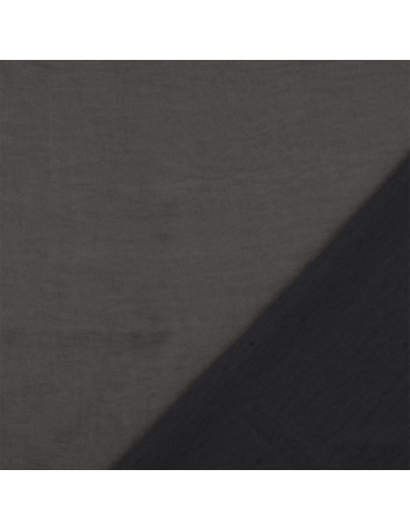 Tessuto satin deluxe tocco seta - Grigio scuro