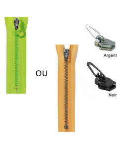 Cursore di ricambio a clip ZlideOn 3B per chiusura con denti in plastica o metallo