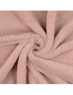 Tessuto in finta pelliccia - Rosa antico