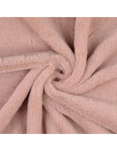 Tessuto in finta pelliccia - Rosa antico