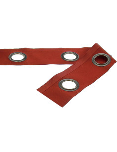 Fascia con occhielli canna di fucile - Terracotta