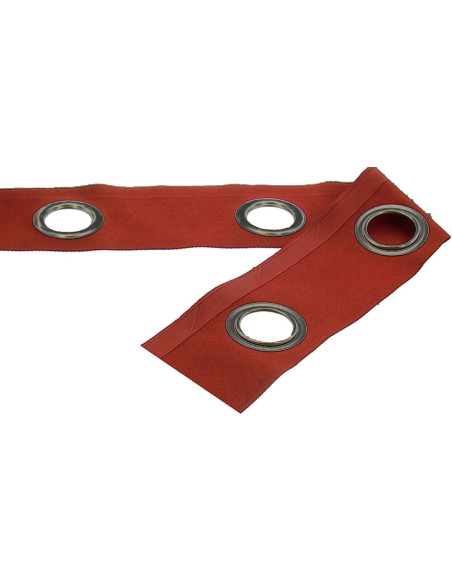 Fascia con occhielli canna di fucile - Terracotta