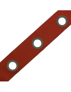 Fascia con occhielli canna di fucile - Terracotta 2