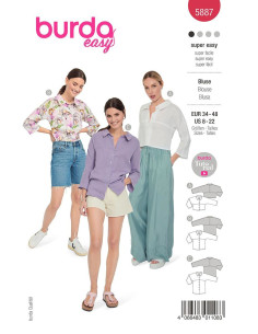 Modello di camicetta - Burda 5887