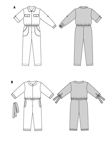 Modello di tuta - Burda 5896