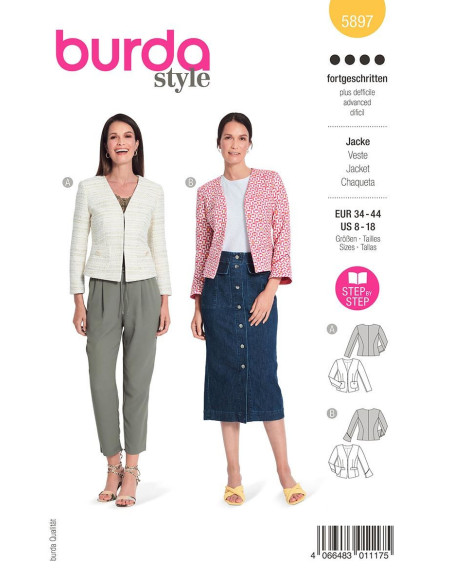 Modello di giacca - Burda 5897