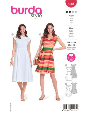 Modello di abito - Burda 5901