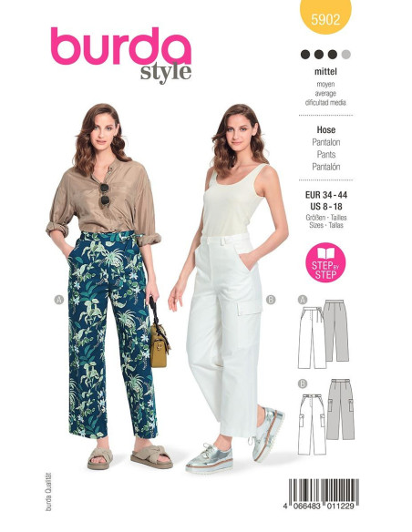 Modello di pantaloni - Burda 5902