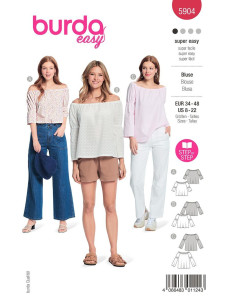 Modello di camicetta - Burda 5904