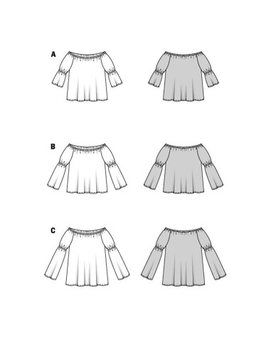 Modello di camicetta - Burda 5904