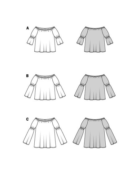 Modello di camicetta - Burda 5904
