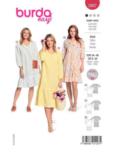 Modello di abito - Burda 5907