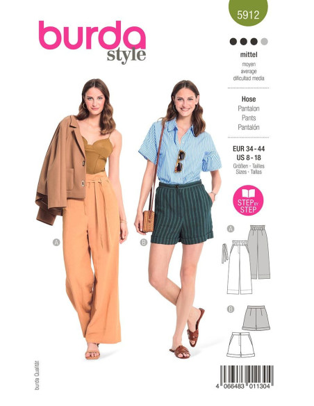 Modello di pantaloni - Burda 5912