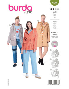 Modello di parka - Burda 5923